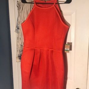 Coral Cocktail Dress